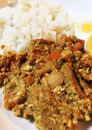 豆腐の簡単ドライカレー-レシピのメイン写真