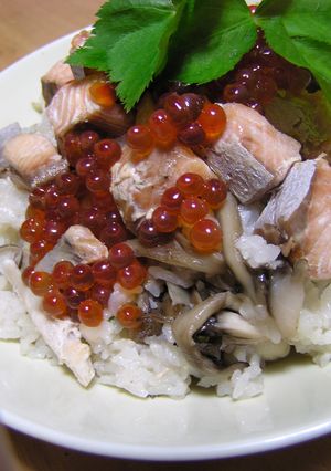 **ちょっと贅沢♡秋鮭の親子飯**-レシピのメイン写真