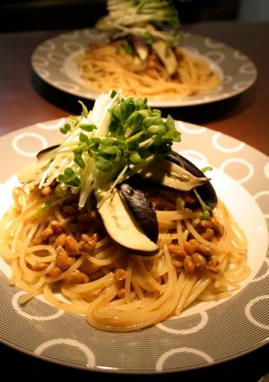 柚子胡椒de納豆パスタ-レシピのメイン写真