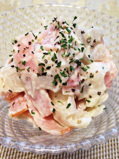 簡単☆れんこんとハムのマヨサラダ-レシピのメイン写真