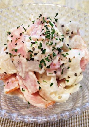 簡単☆れんこんとハムのマヨサラダ-レシピのメイン写真