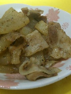 豚ばら肉と大根の炒め煮-レシピのメイン写真