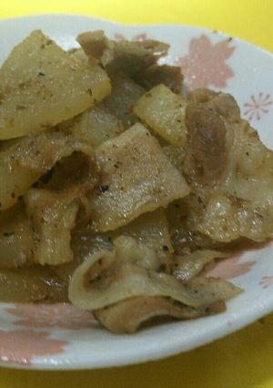 豚ばら肉と大根の炒め煮-レシピのメイン写真