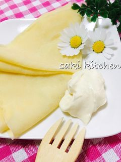 ♡モチモチ秘密のクレープ♡-レシピのメイン写真