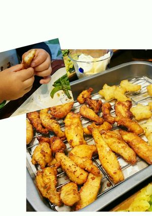 アレルギー対応の夕食、からあげスティック-レシピのメイン写真