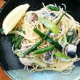 簡単いわしとネギのオイルソースパスタ