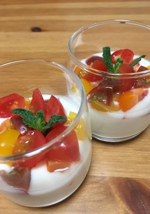 ビタミンカラーで☆きらきらヨーグルト-レシピのメイン写真