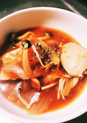 きのこたっぷり☆鶏肉のトマト煮-レシピのメイン写真