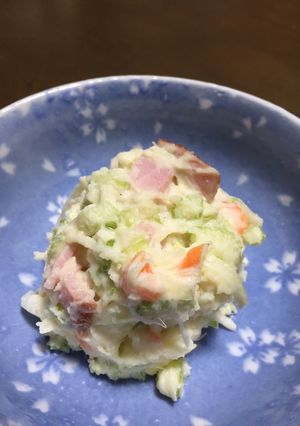 香味野菜たっぷりレンジでポテサラ-レシピのメイン写真