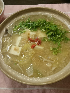 ひえと甘酒、味噌のキノコ鍋-レシピのメイン写真