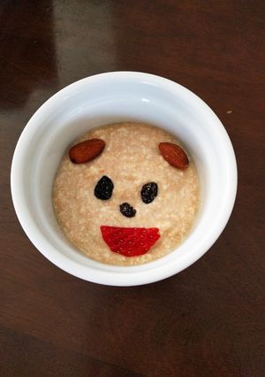 きなこヨーグルトでイヌ？クマ？-レシピのメイン写真