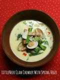 春野菜たっぷり♪はまぐりのチャウダー