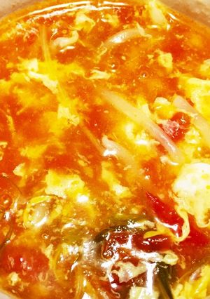 【煮込むだけ!】野菜のサンラータンスープ-レシピのメイン写真