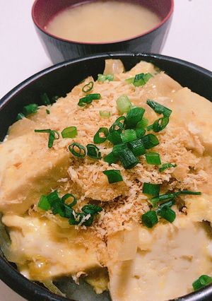 揚げない！ヘルシー簡単！豆腐カツ丼♡卵丼-レシピのメイン写真