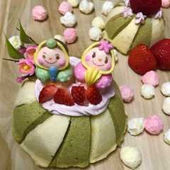 おひなさまズコットケーキ♡-レシピのメイン写真