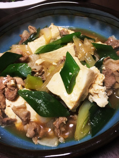 たっぷりネギの肉豆腐-レシピのメイン写真