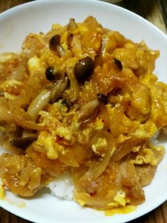 残った唐揚げで☆唐揚げのキムチ卵丼-レシピのメイン写真