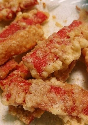 激旨！カニカマの天ぷら♪カレーチーズ味☆-レシピのメイン写真
