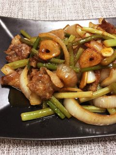 ☆豚肉とニンニクの芽のスタミナ炒め☆-レシピのメイン写真