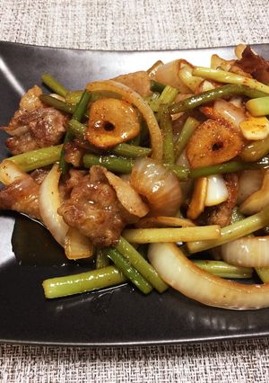 ☆豚肉とニンニクの芽のスタミナ炒め☆-レシピのメイン写真