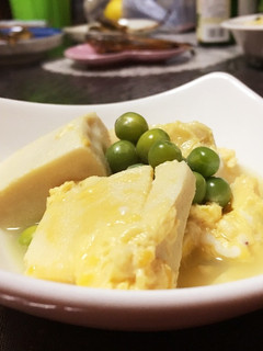 えんどうと高野豆腐の玉子とじ-レシピのメイン写真