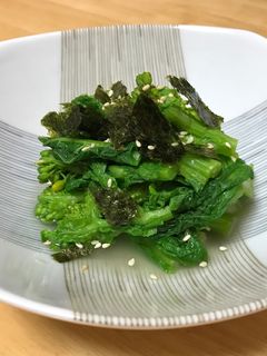 菜の花のおひたし・わさび風味-レシピのメイン写真