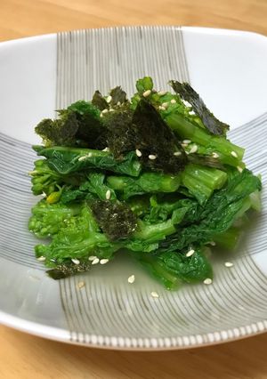 菜の花のおひたし・わさび風味-レシピのメイン写真