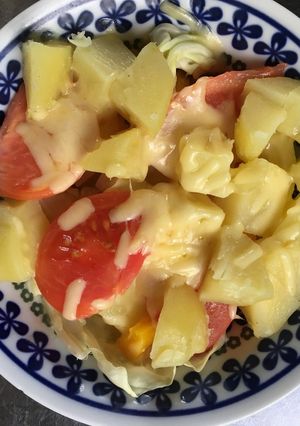 とろ〜りチーズのホットサラダ-レシピのメイン写真