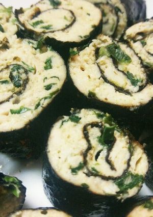 鳥挽き肉の海苔巻き-レシピのメイン写真