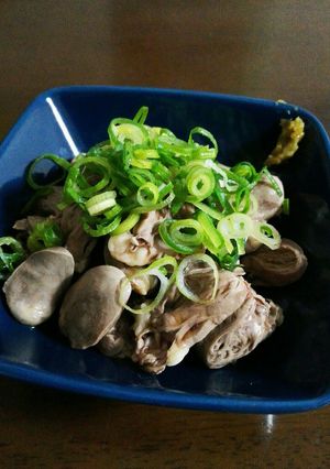 おうち居酒屋★柚子風味鶏のココロ-レシピのメイン写真