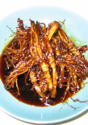 根三つ葉の『根』の甘辛煮-レシピのメイン写真