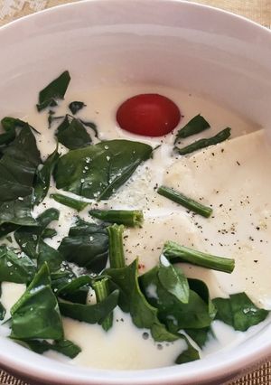 ３分で朝ごはん✨豆腐と豆乳のたべるスープ-レシピのメイン写真