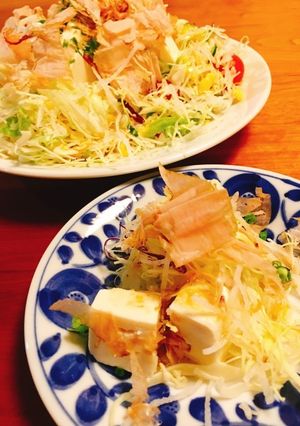 手抜きでも美味しい和風サラダ-レシピのメイン写真