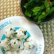 幼児食に♪小松菜のお浸しでおにぎり!
