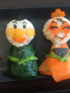 11ヶ月☆初節句☆ひな祭りプレート☆ by ティア0520 【クックパッド