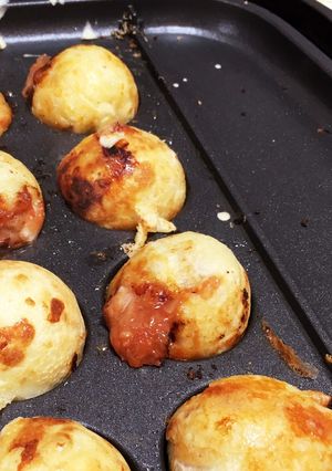 余ったプルコギミートソースinたこ焼き-レシピのメイン写真