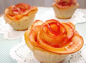卵白1つで簡単♡薔薇いちごマフィン♡-レシピのメイン写真