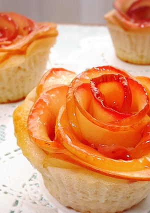 卵白1つで簡単♡薔薇いちごマフィン♡-レシピのメイン写真