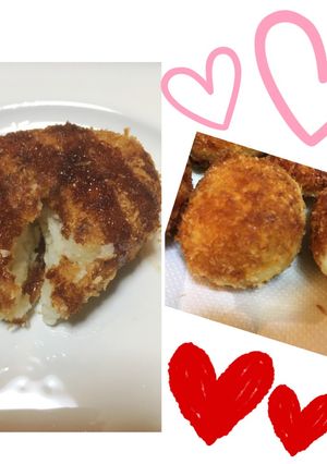 超簡単！！ジャガイモだけの節約コロッケ♡-レシピのメイン写真