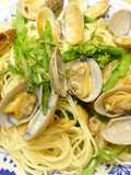 旬のあさりと菜の花のボンゴレ☆春パスタ