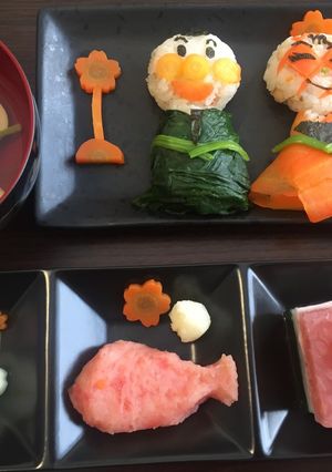 初節句♡めで鯛♡ひな祭り離乳食プレート♡-レシピのメイン写真