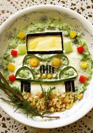 ヨーグルトアート＊Jeepでおでかけ♪-レシピのメイン写真