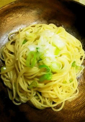 簡単！太白胡麻油DEネギ塩パスタ♪-レシピのメイン写真