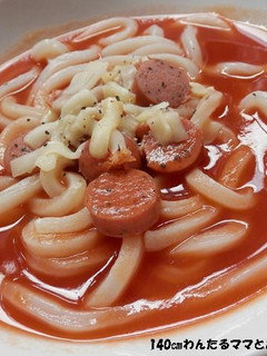 レンジで簡単★トマトスープうどん-レシピのメイン写真