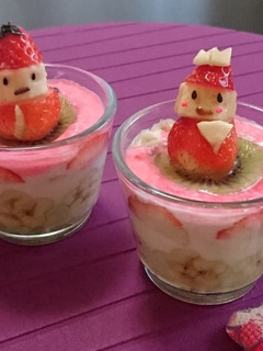 ヨーグルトアート♡°˖✧ひな祭り✧˖°-レシピのメイン写真