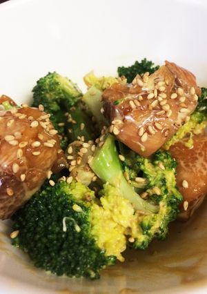鶏肉とブロッコリーの簡単照り焼きサラダ-レシピのメイン写真