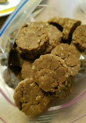 お煎餅？クッキー？香ばし玄米の焼き菓子-レシピのメイン写真