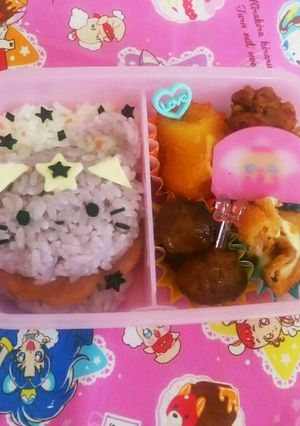 プリキュア マカロン キャラ弁-レシピのメイン写真