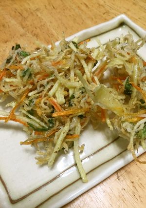 サクサクちりめんじゃこのかき揚げ-レシピのメイン写真