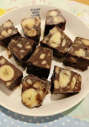 ココアで節約！簡単冷凍チョコバナナアイス-レシピのメイン写真
